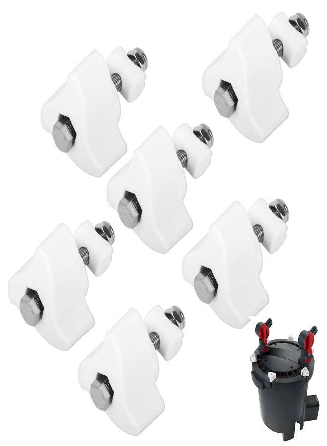 FENXDN 6 Pack Canister Lock Nut Clamp Lid Fastener for Odyssea CFS 700 1000 1200 Hagen Fluval FX5 FX6 Replacement Part - Image 1